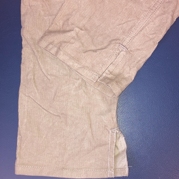 CHLOE Vintage NWT Sz 40 SUPER RARE pinwale tan corduroys with split hem BOHO - Picture 8 of 10